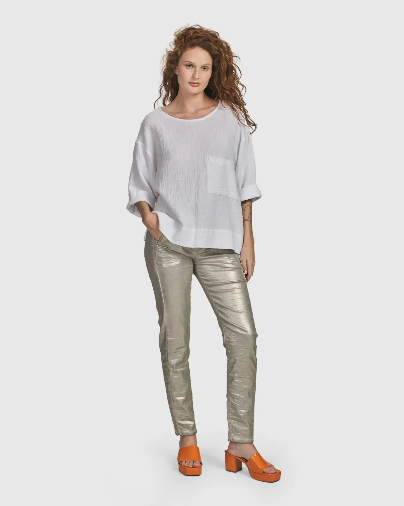 Women Alembika Tops & Tunics<Recreation Tee, White