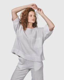 Women Alembika Tops & Tunics<Recreation Tee, White