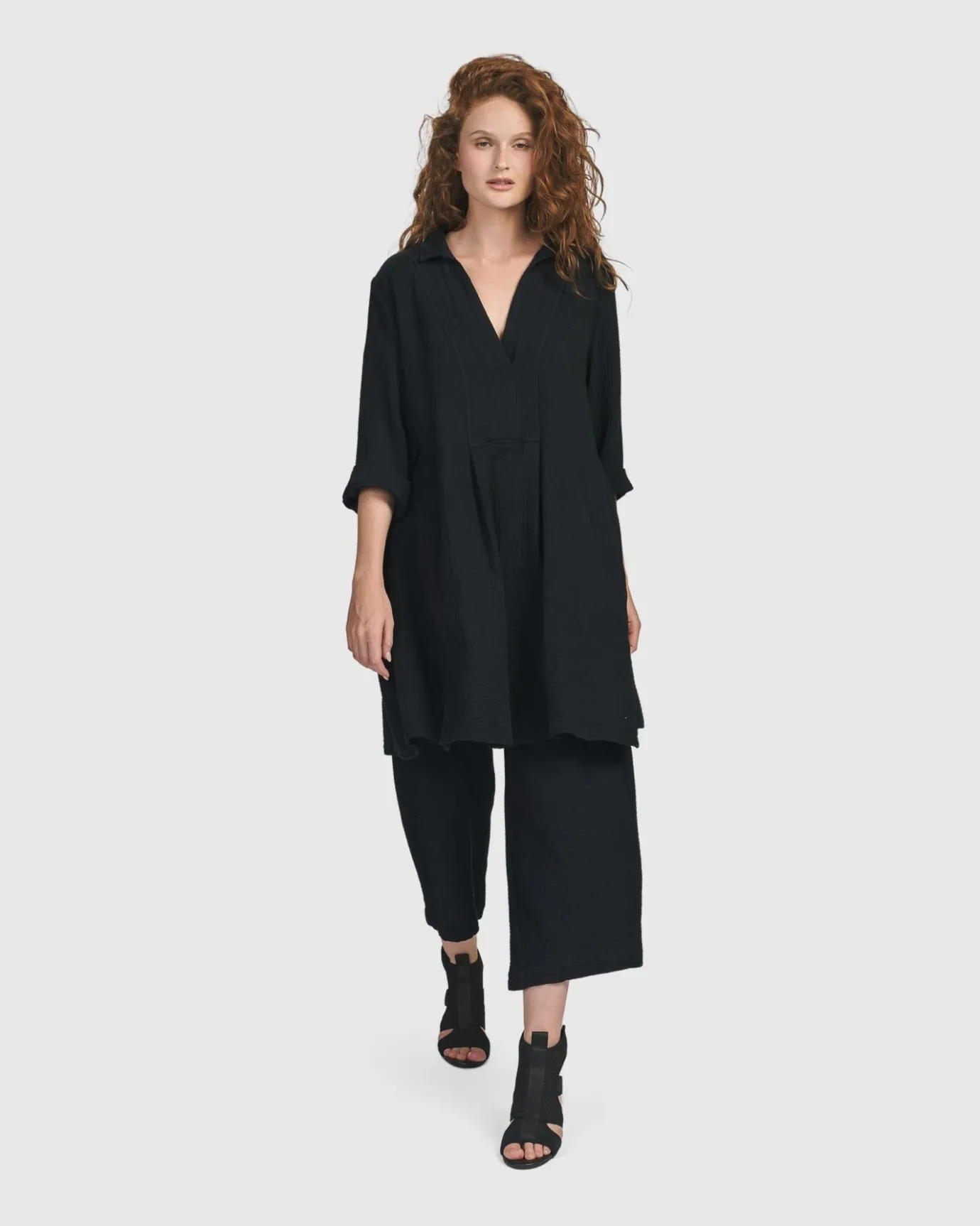 Women Alembika Tops & Tunics<Recreation Tunic Top, Black