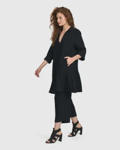 Women Alembika Tops & Tunics<Recreation Tunic Top, Black