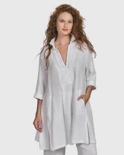 Women Alembika Tops & Tunics<Recreation Tunic Top, White