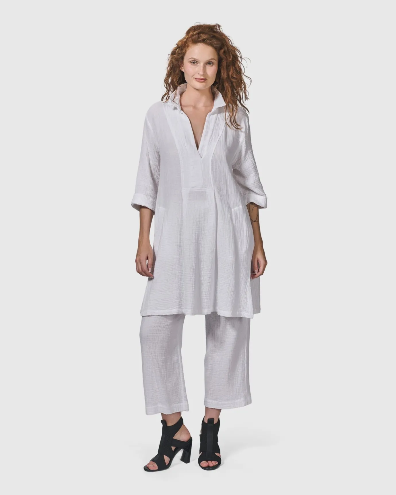 Women Alembika Tops & Tunics<Recreation Tunic Top, White