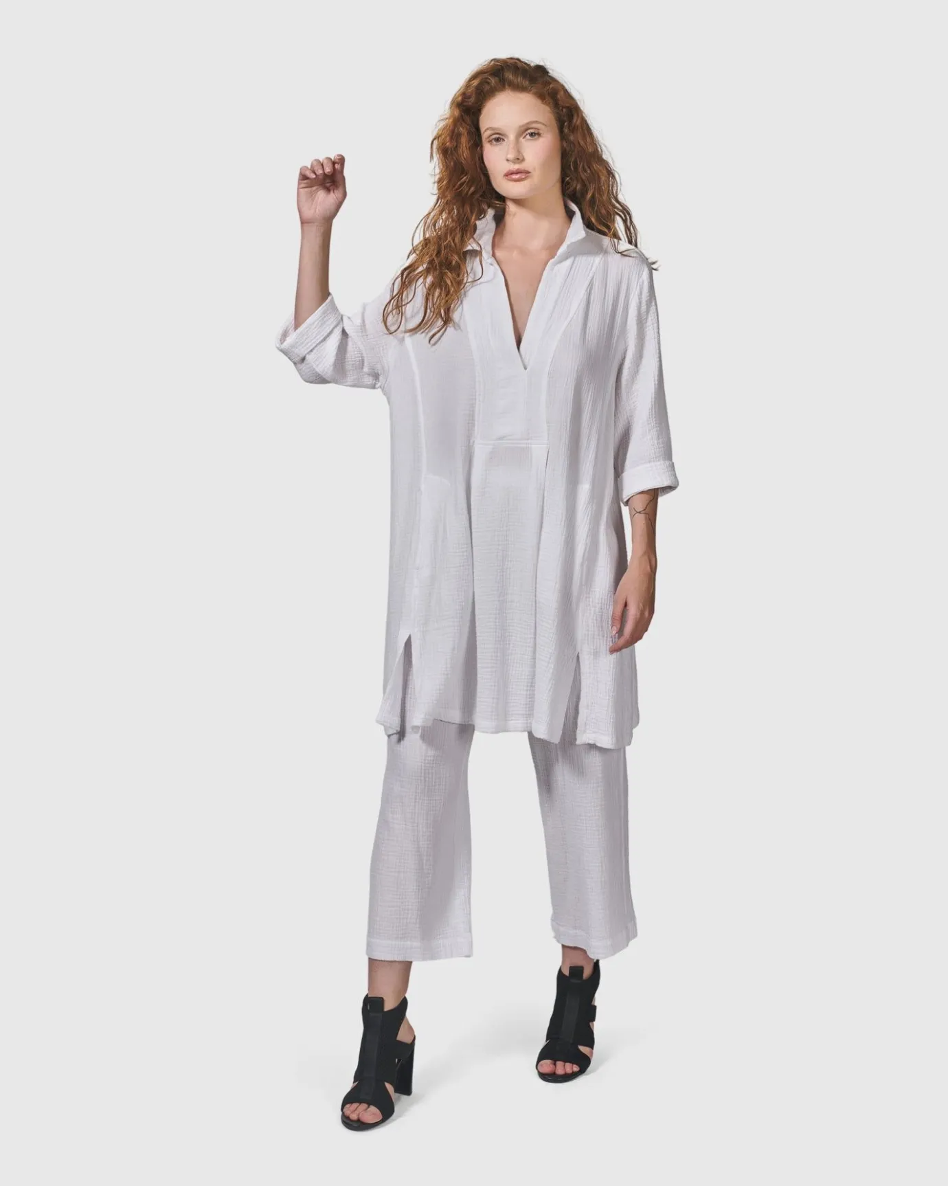 Women Alembika Tops & Tunics<Recreation Tunic Top, White