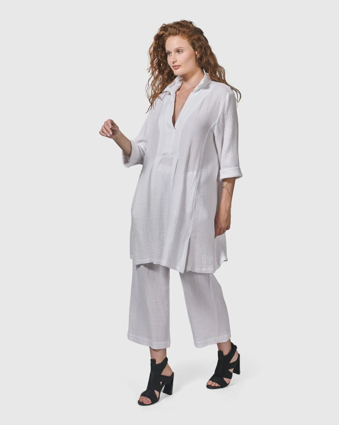 Women Alembika Tops & Tunics<Recreation Tunic Top, White