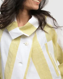 Women Alembika Jackets<Riposo A-Line Jacket, Citron