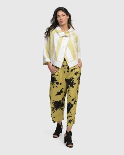 Women Alembika Jackets<Riposo A-Line Jacket, Citron