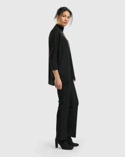 Women Alembika Tops & Tunics<Rookie Mockneck Top, Black