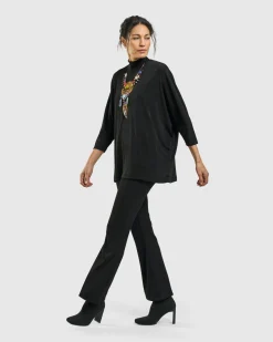 Women Alembika Tops & Tunics<Rookie Mockneck Top, Black