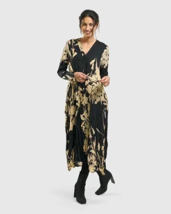 Women Alembika Dresses<Rosemary Crinkle Tie Dress, Floral