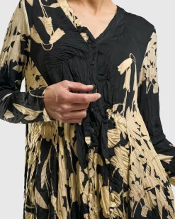 Women Alembika Plus<Rosemary Crinkle Tie Dress, Floral