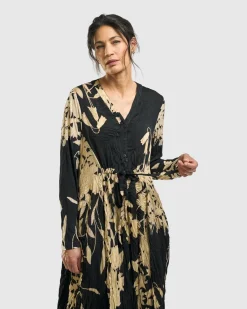 Women Alembika Plus<Rosemary Crinkle Tie Dress, Floral