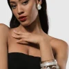 Women Alembika Accessories<Rounded Bangle Bracelet, Clear