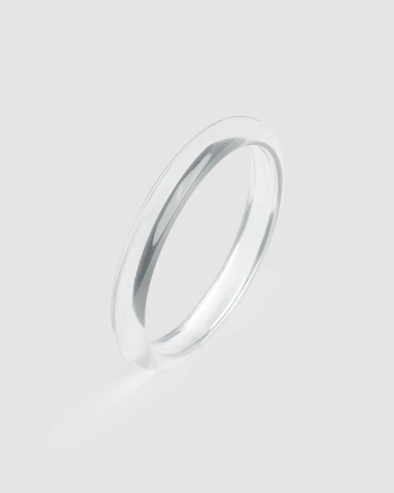 Women Alembika Jewelry<Rounded Bangle Bracelet, Clear