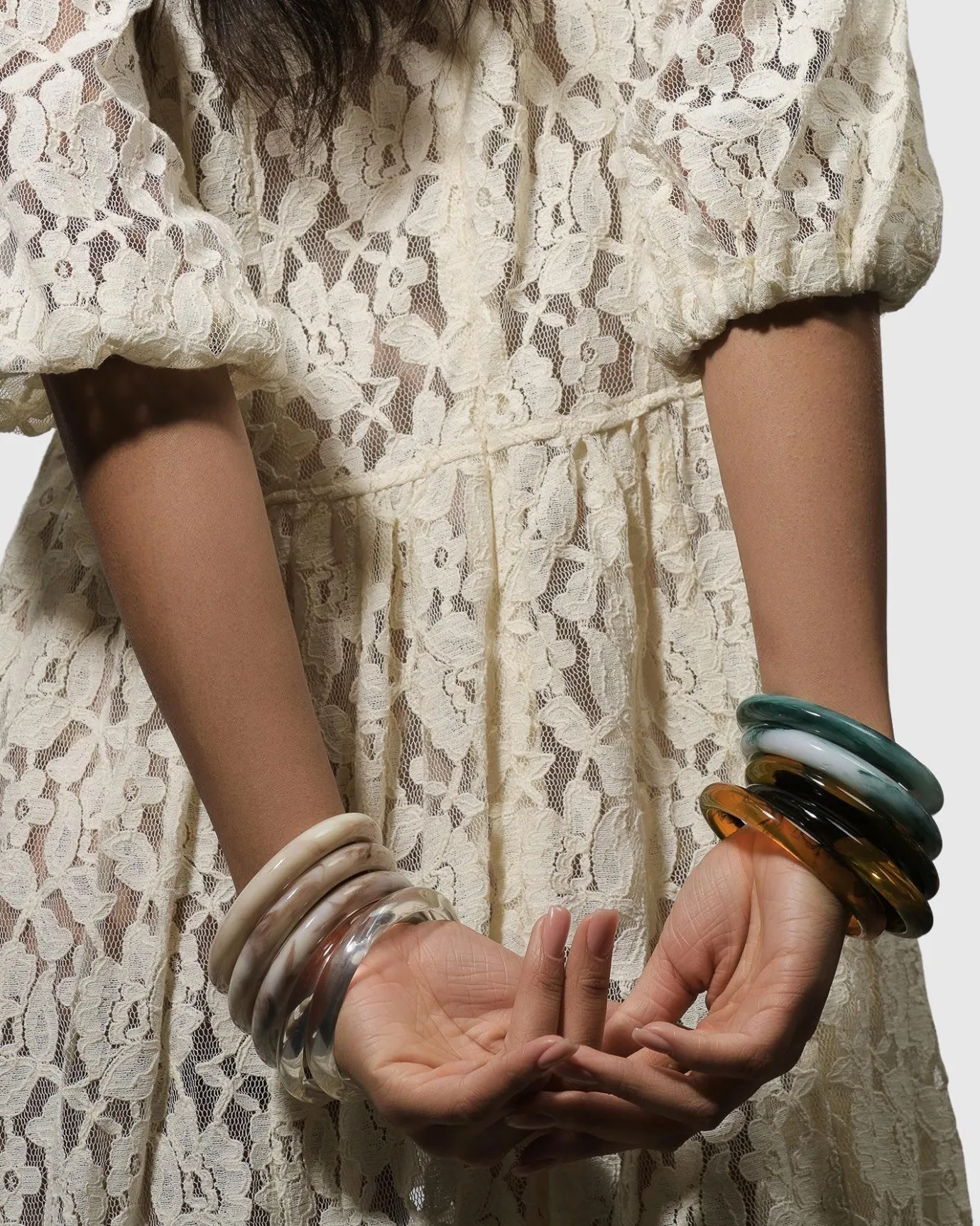 Women Alembika Accessories<Rounded Bangle Bracelet, Jade