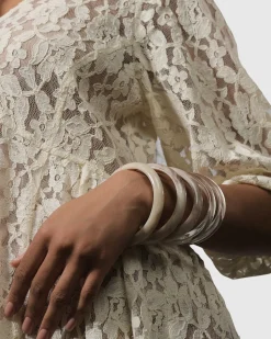 Women Alembika Accessories<Rounded Bangle Bracelet, Oat