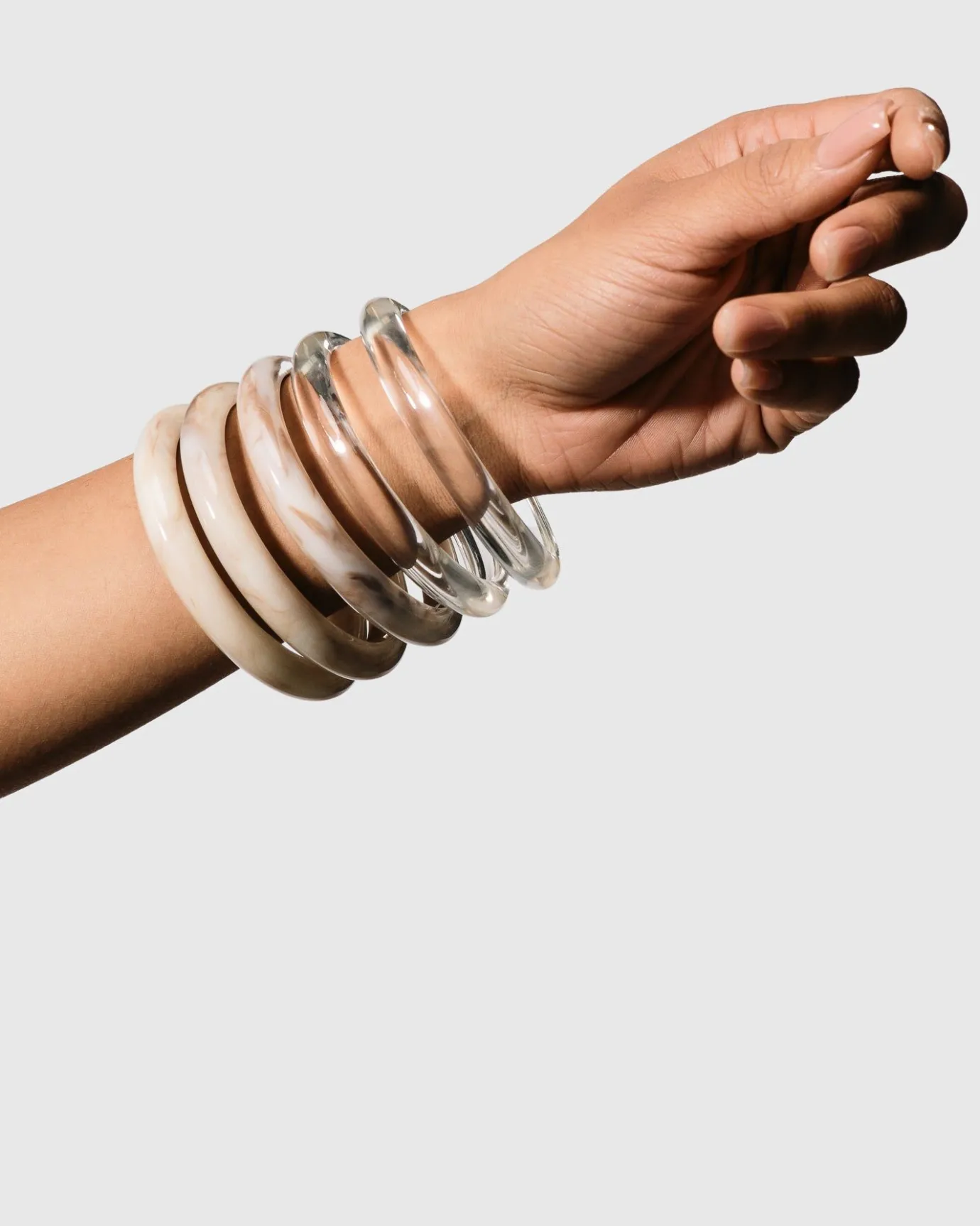 Women Alembika Accessories<Rounded Bangle Bracelet, Oat