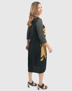 Women Alembika Dresses<Ru Crinkle Cocoon Dress, Yellow