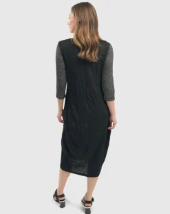 Women Alembika Dresses<Ru Crinkle Cocoon Dress, Yellow