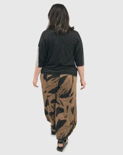 Women Alembika Tops & Tunics<Ru Crinkle Dolman Top, Sepia