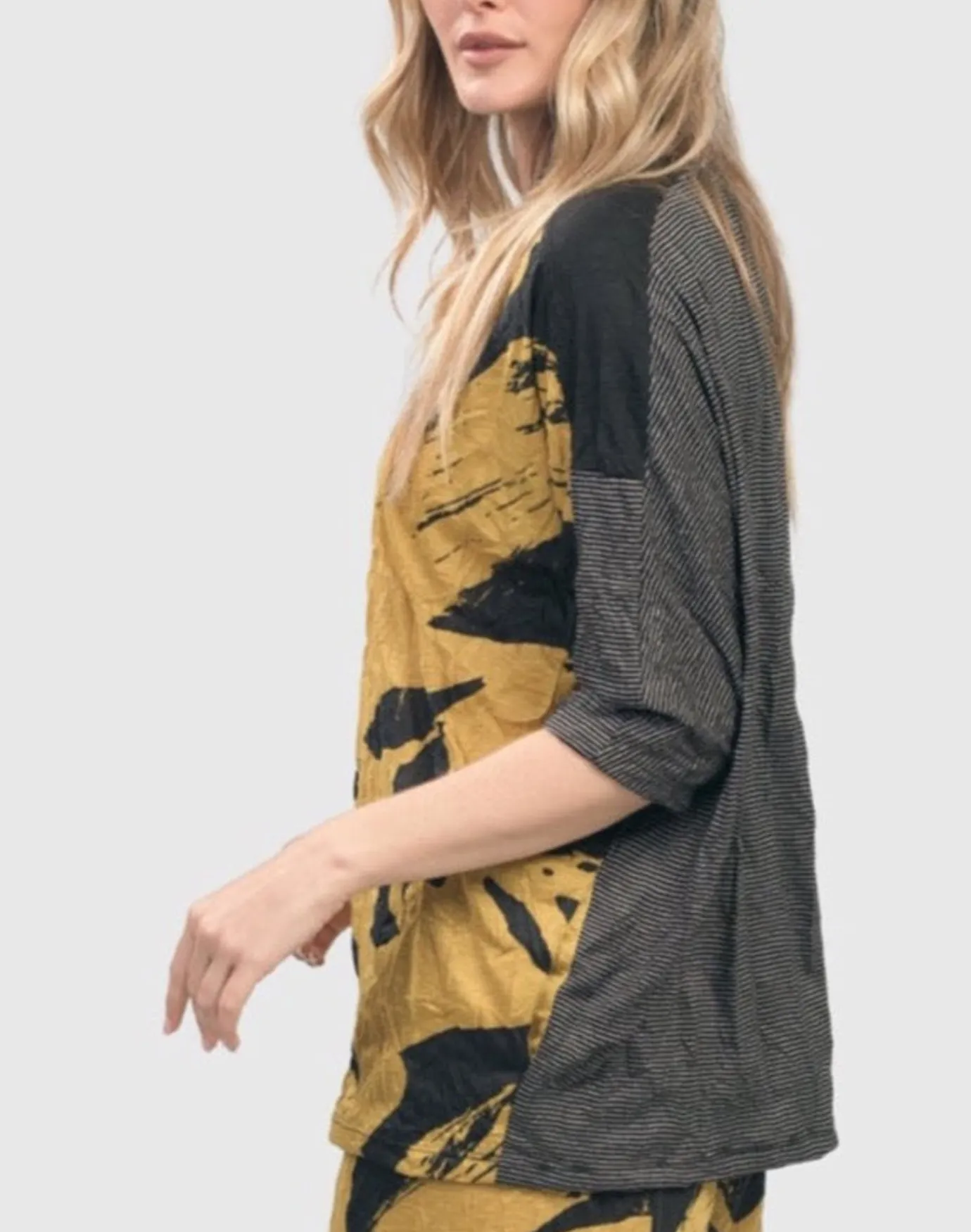 Women Alembika Tops & Tunics<Ru Crinkle Dolman Top, Yellow