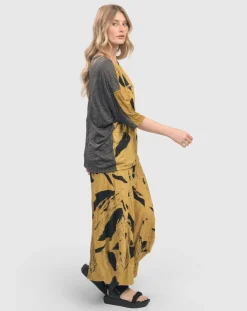 Women Alembika Tops & Tunics<Ru Crinkle Dolman Top, Yellow