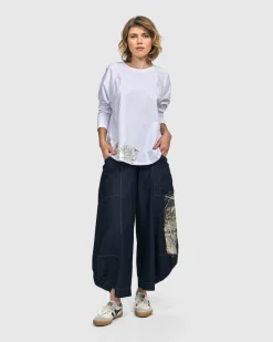 Women Alembika Plus<Sacramento Relaxed Top, White