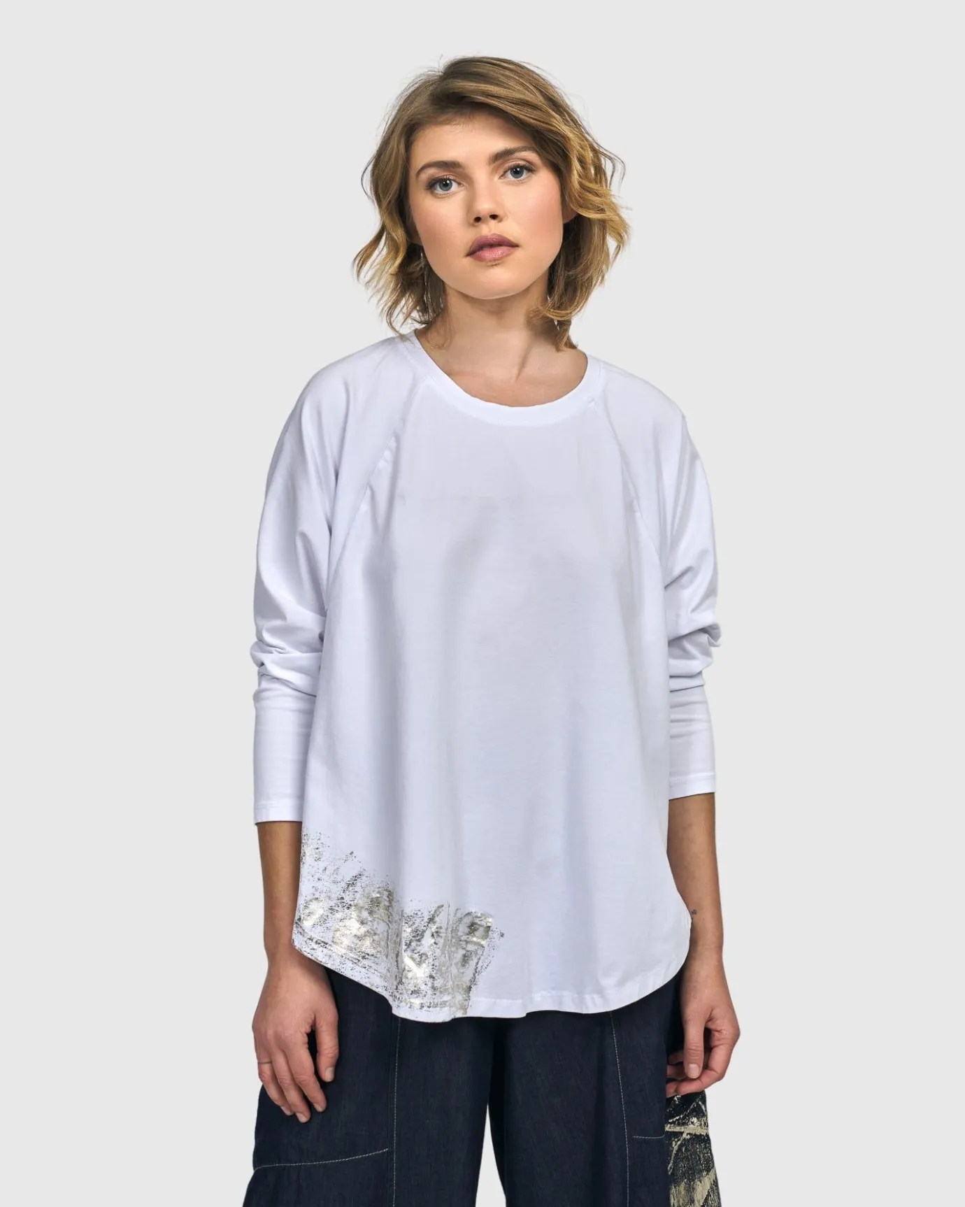 Women Alembika Tops & Tunics<Sacramento Relaxed Top, White