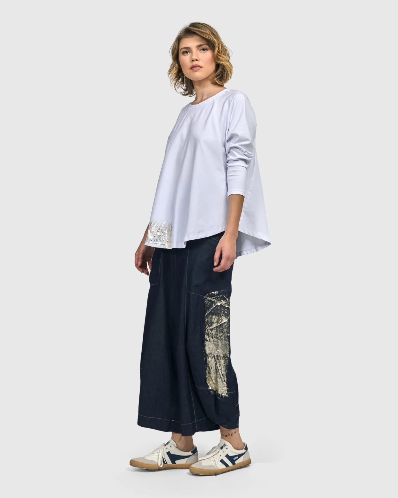 Women Alembika Tops & Tunics<Sacramento Relaxed Top, White
