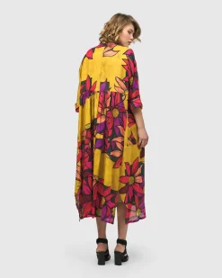 Women Alembika Dresses<Saffron Shirt Dress, Bouquet