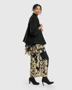 Women Alembika Jackets<Sagittarius A-Line Jacket, Charcoal