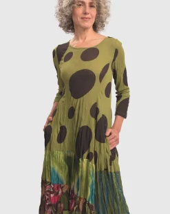 Women Alembika Plus<Sara Swing Dress, Olive