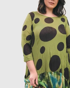 Women Alembika Dresses<Sara Swing Dress, Olive
