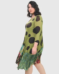 Women Alembika Dresses<Sara Swing Dress, Olive