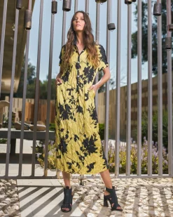 Women Alembika Plus<Sbagliato Button Down Dress, Mix