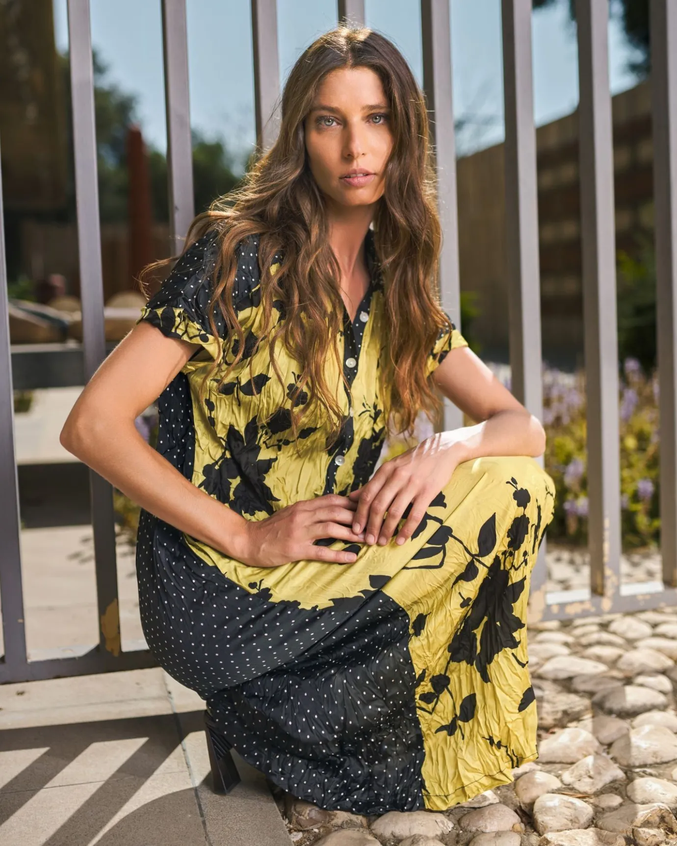 Women Alembika Dresses<Sbagliato Button Down Dress, Mix
