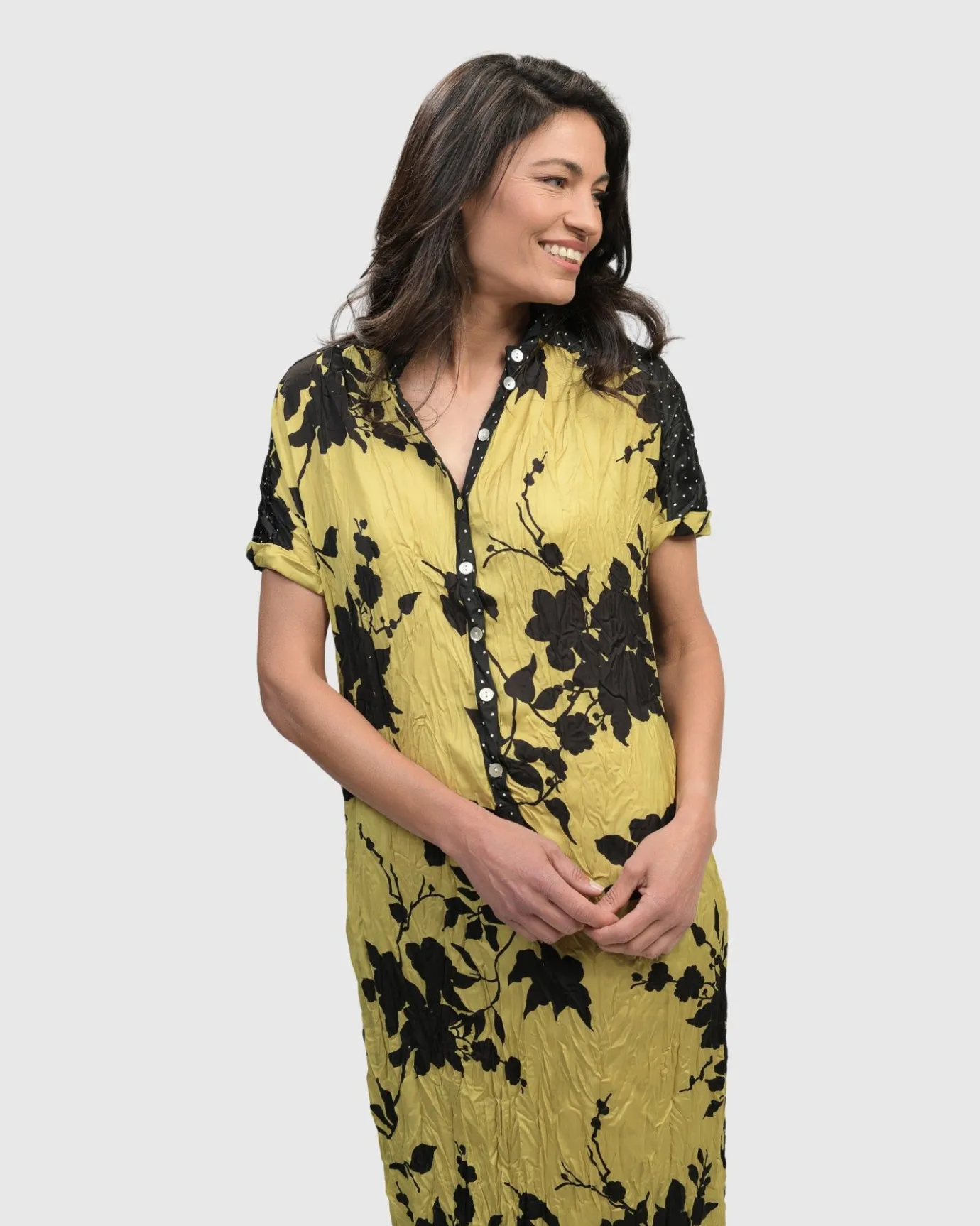 Women Alembika Dresses<Sbagliato Button Down Dress, Mix