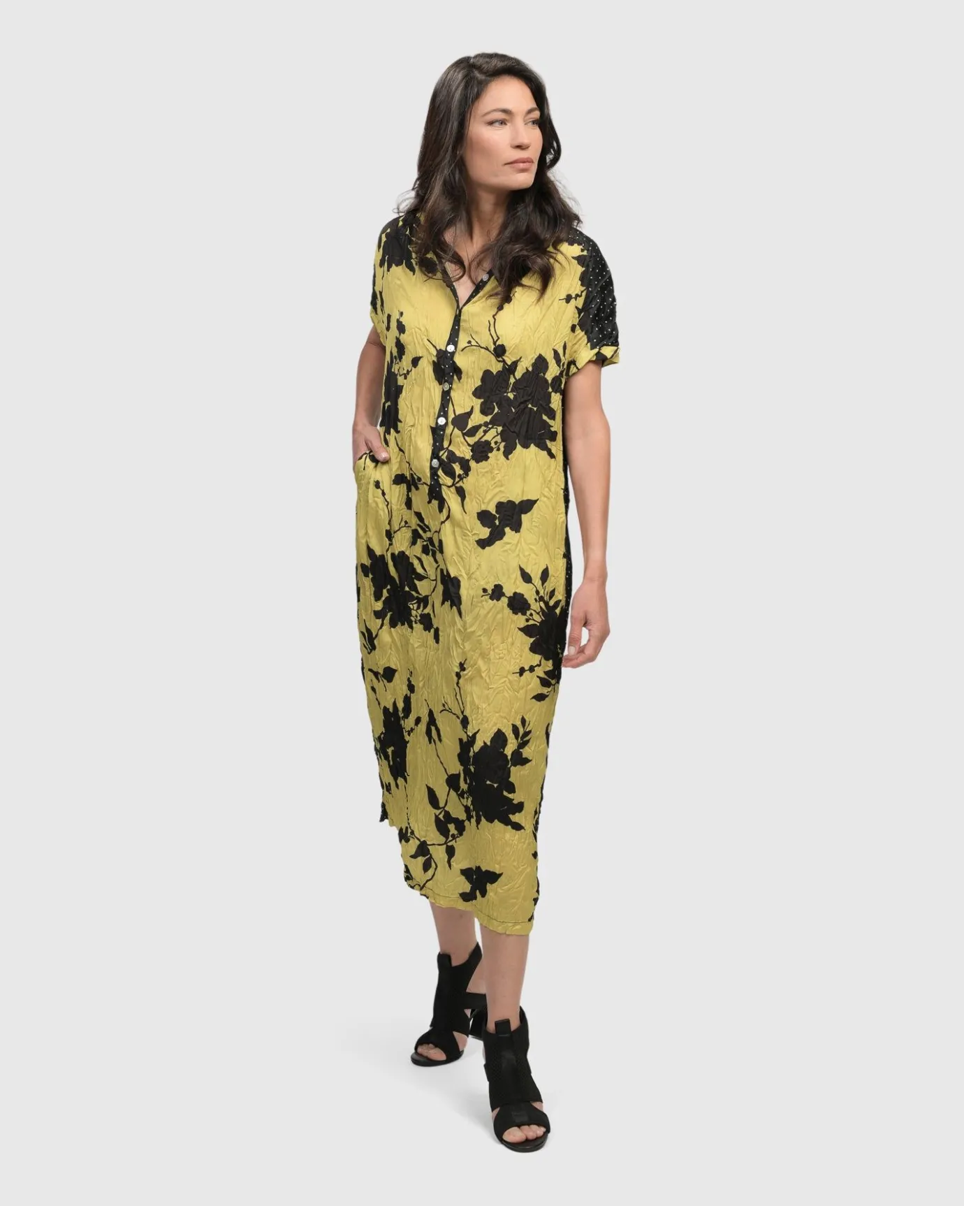 Women Alembika Dresses<Sbagliato Button Down Dress, Mix