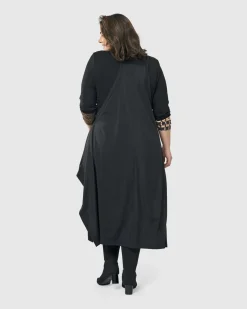Women Alembika Dresses<Shelley Apron Dress, Black