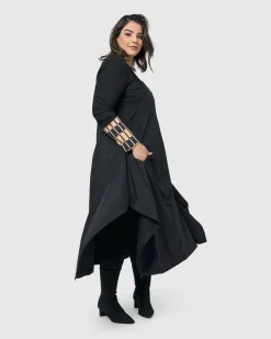 Women Alembika Dresses<Shelley Apron Dress, Black