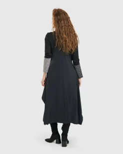 Women Alembika Dresses<Shelley Apron Dress, Black