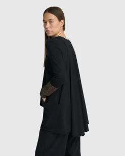 Women Alembika Jackets<Shelley Apron Top, Black