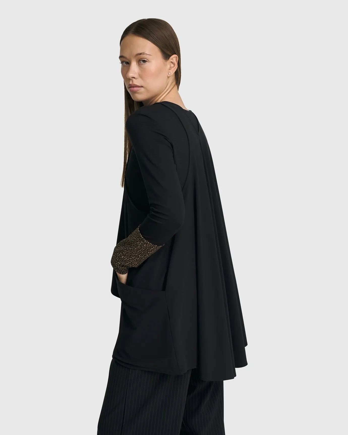 Women Alembika Jackets<Shelley Apron Top, Black