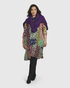 Women Alembika Sweaters & Cardigans<Siesta Oversized Sweater, Purple