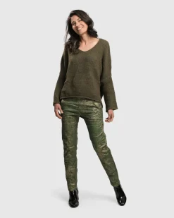 Women Alembika Sweaters & Cardigans<Siesta Oversized Sweater, Taupe