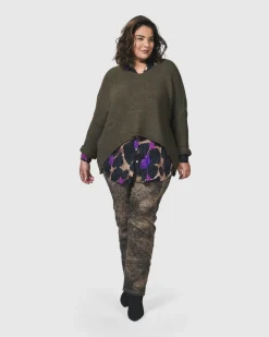 Women Alembika Sweaters & Cardigans<Siesta Oversized Sweater, Taupe