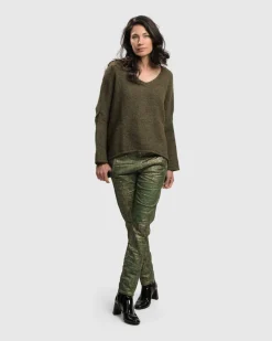 Women Alembika Sweaters & Cardigans<Siesta Oversized Sweater, Taupe