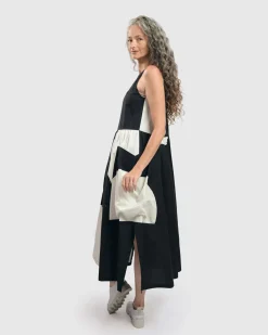 Women Alembika Dresses<Sleeveless Maxi Dress, Black