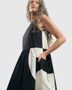 Women Alembika Dresses<Sleeveless Maxi Dress, Black