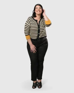 Women Alembika Pants & Skirts<Snake Iconic Stretch Jeans, Black