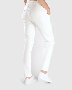 Women Alembika Pants & Skirts<Snake Iconic Stretch Jeans, White